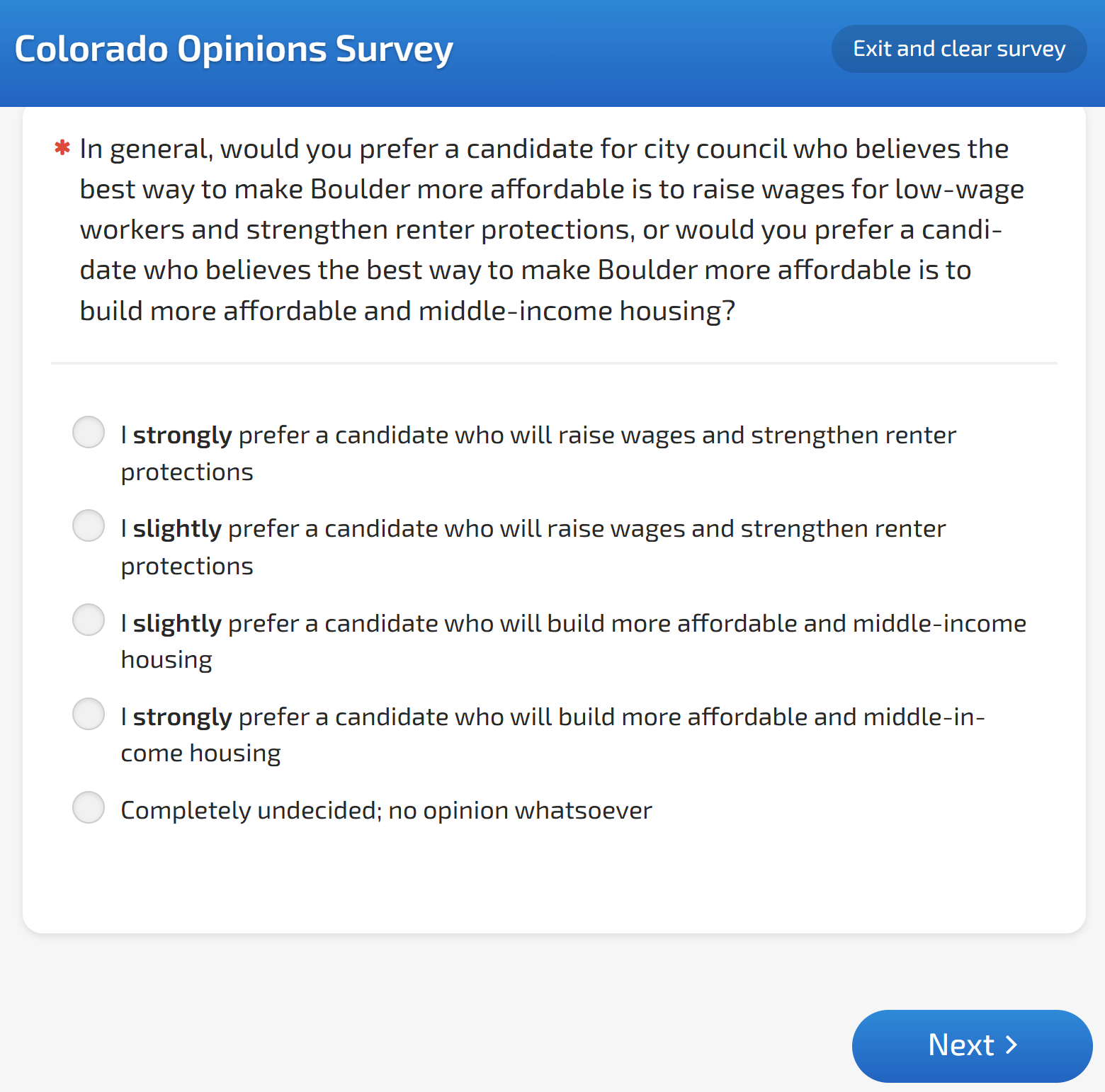 Spotting bias in political surveys