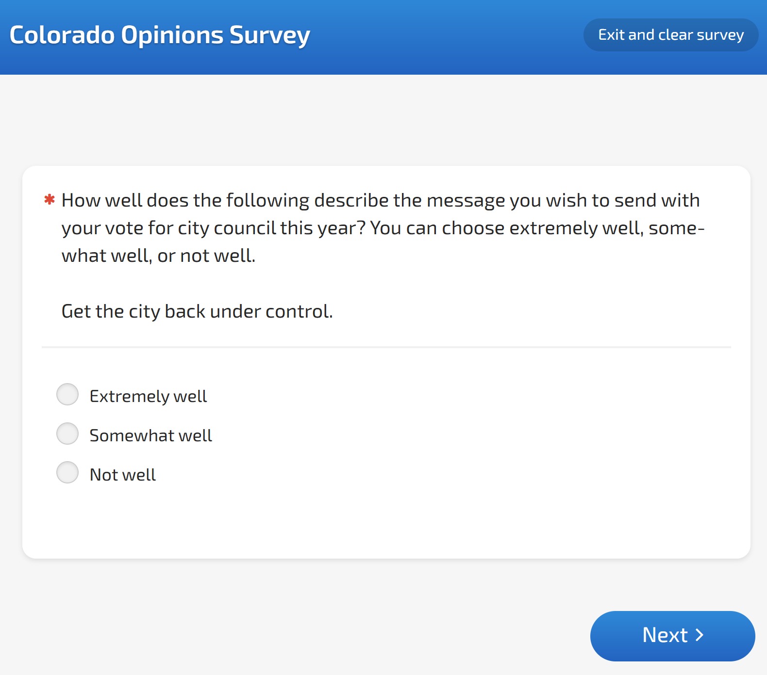 Spotting bias in political surveys