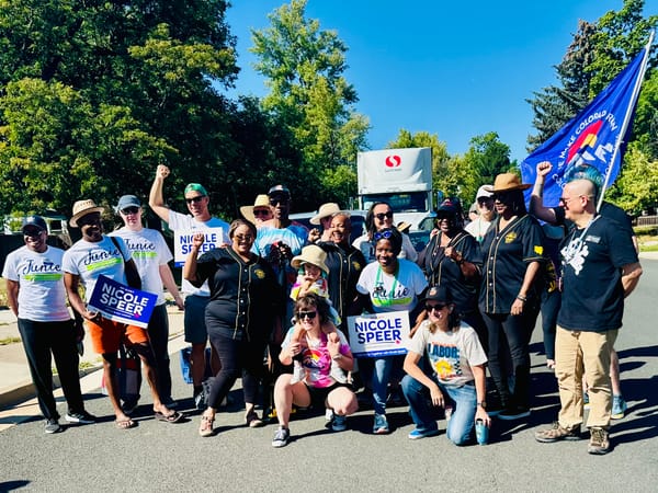 Local unions and worker advocates at Louisville's Annual Labor Day Parade on September 1.